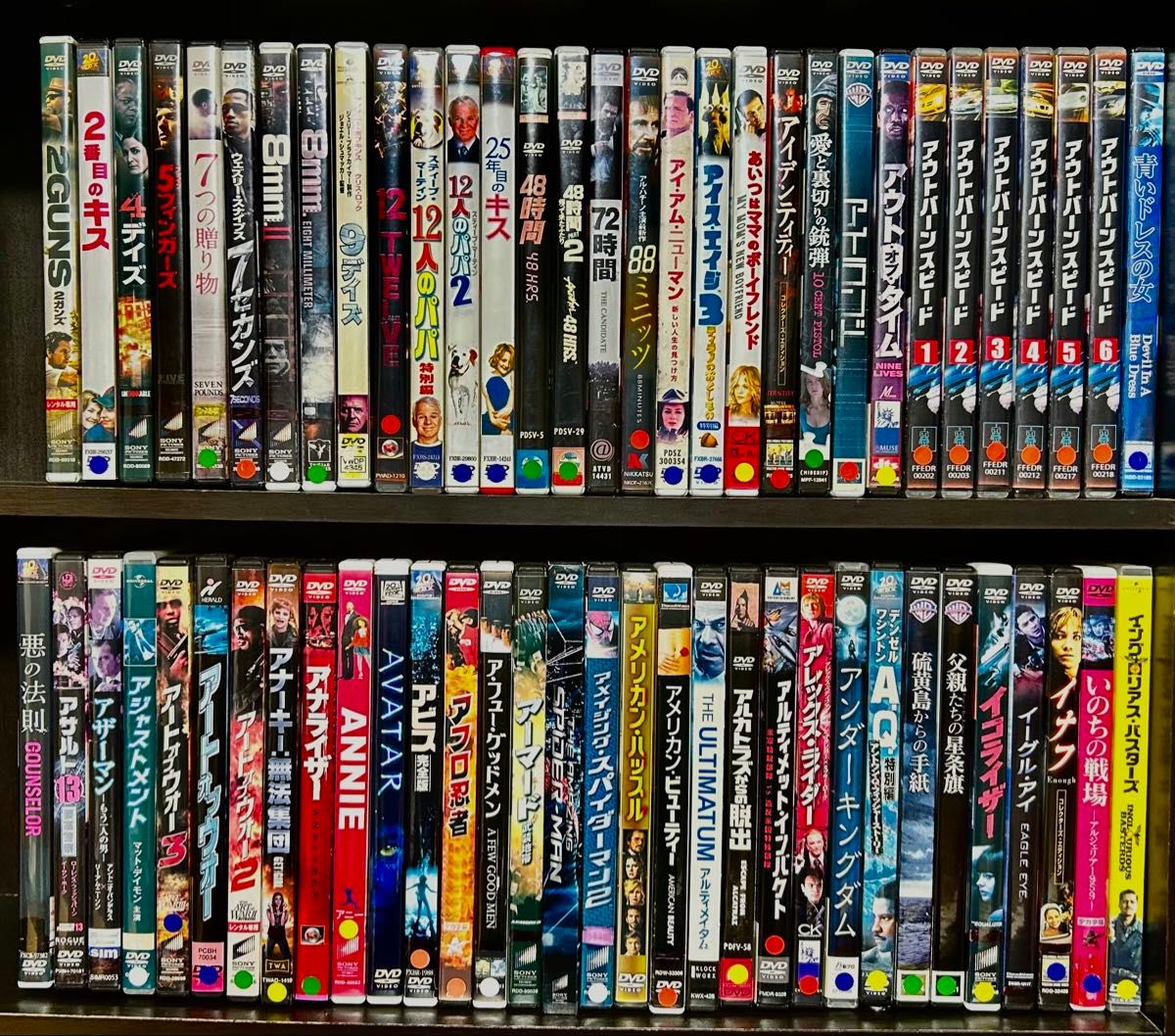 洋画／DVD(レンタル落ち) 大量まとめ売り 60枚セット【その1】 (ケース