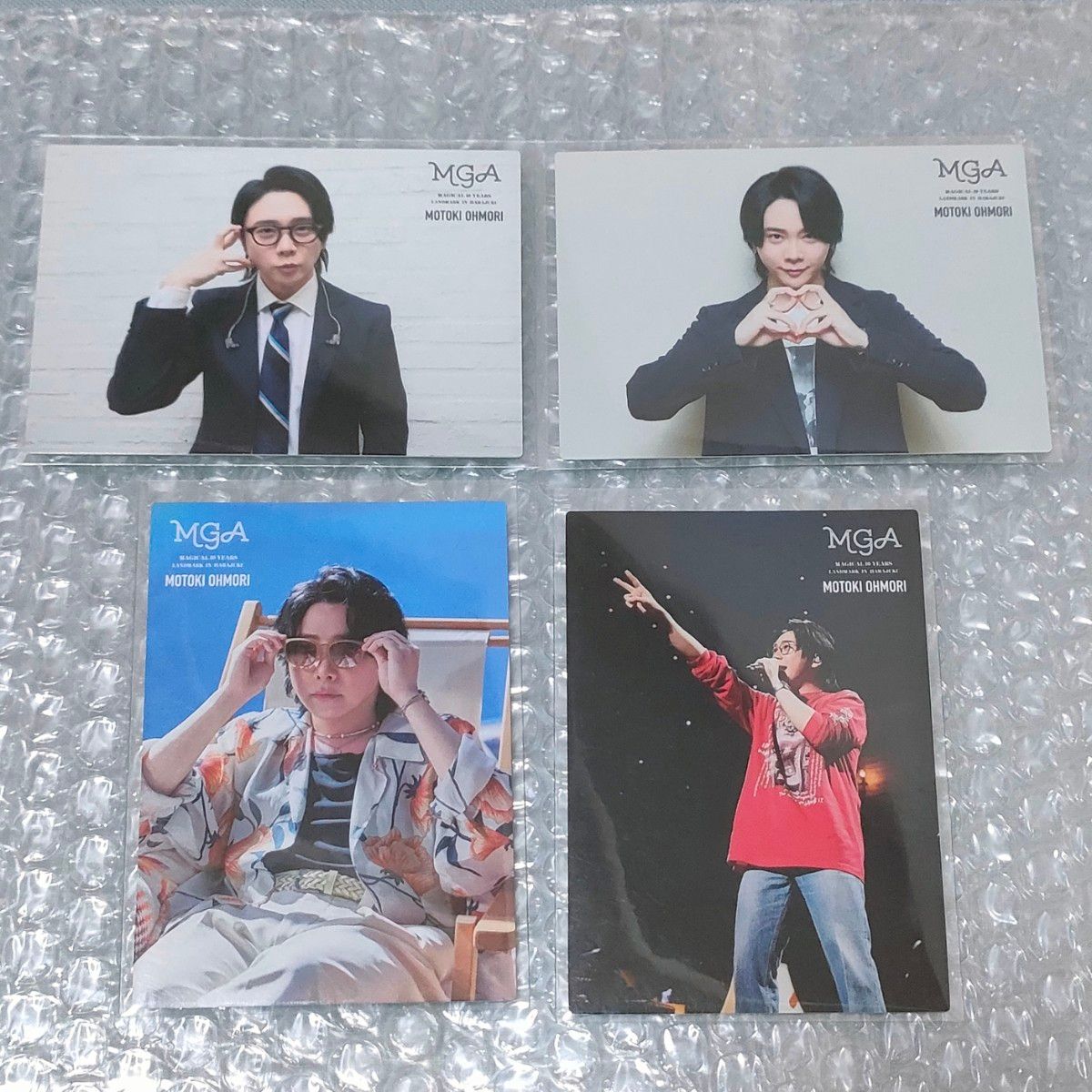 4枚セット］大森元貴 トレカ 原宿 ハラカド ミセスグリーンアップル