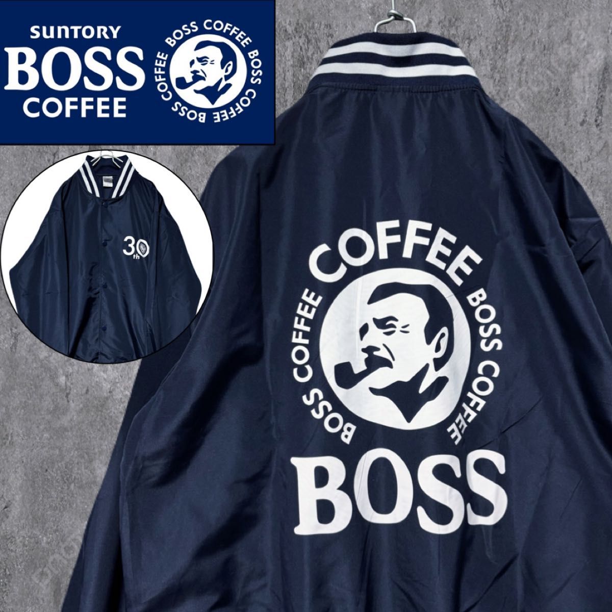 美品 希少 BOSS サントリー オリジナルスタジャン ボスジャン 30周年