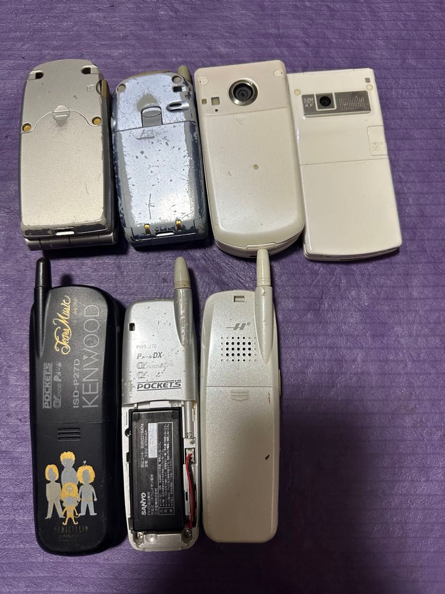 ジャンク品】携帯電話・PHS まとめ売り 7台 ガラケー ピッチ｜Yahoo