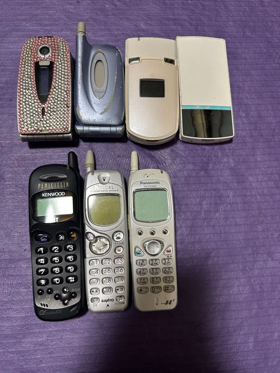 ジャンク品】携帯電話・PHS まとめ売り 7台 ガラケー ピッチ｜Yahoo