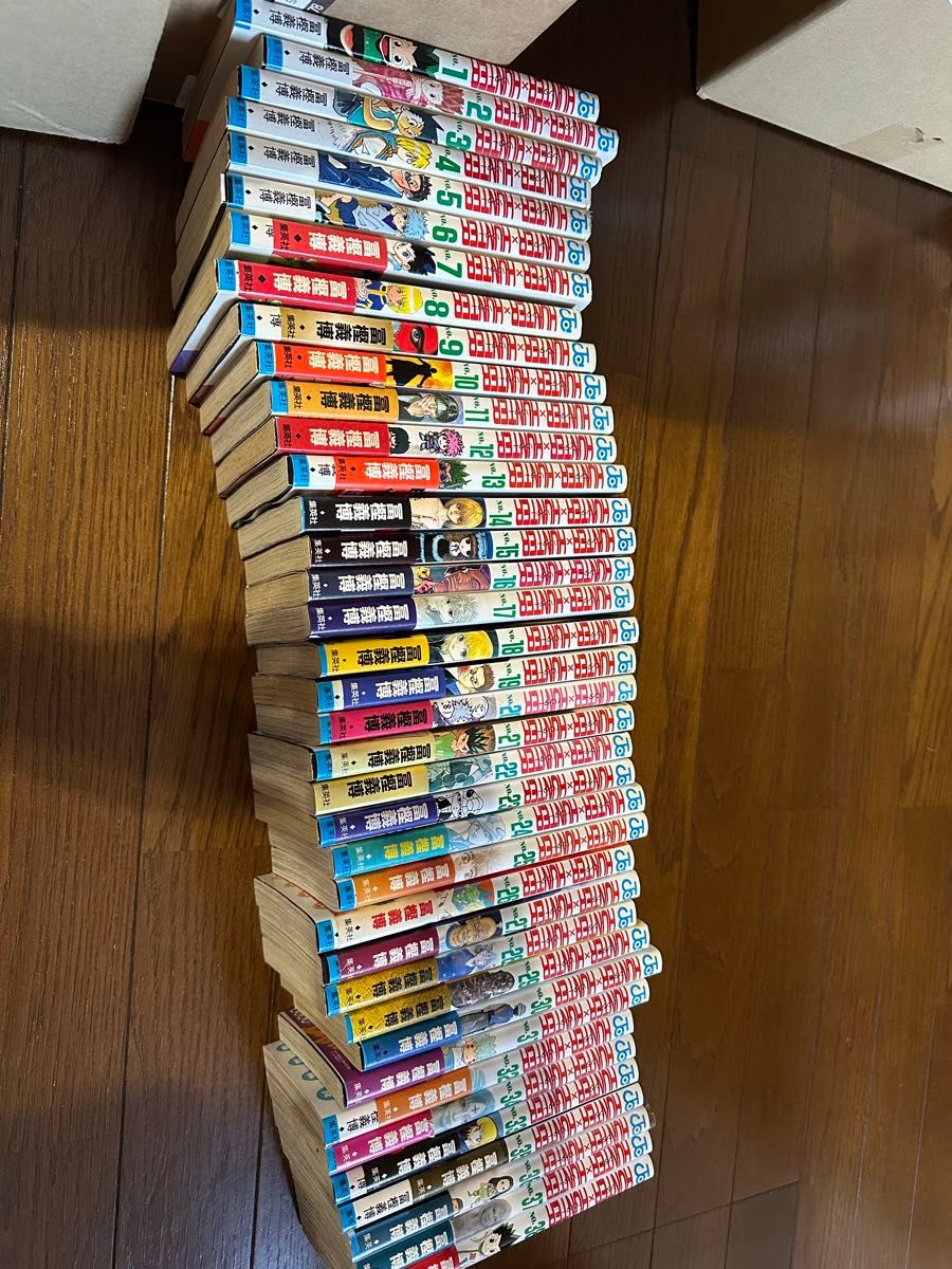 HUNTER×HUNTER ハンターハンター 全巻 初版 帯付き 広告つき 全て初版