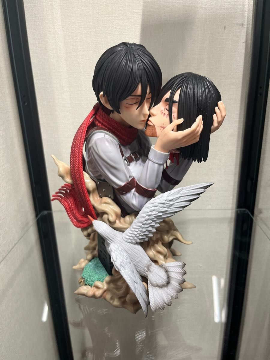 進撃の巨人 ③ エレン+ミカサ+アルミン ガレージキット ガレキ