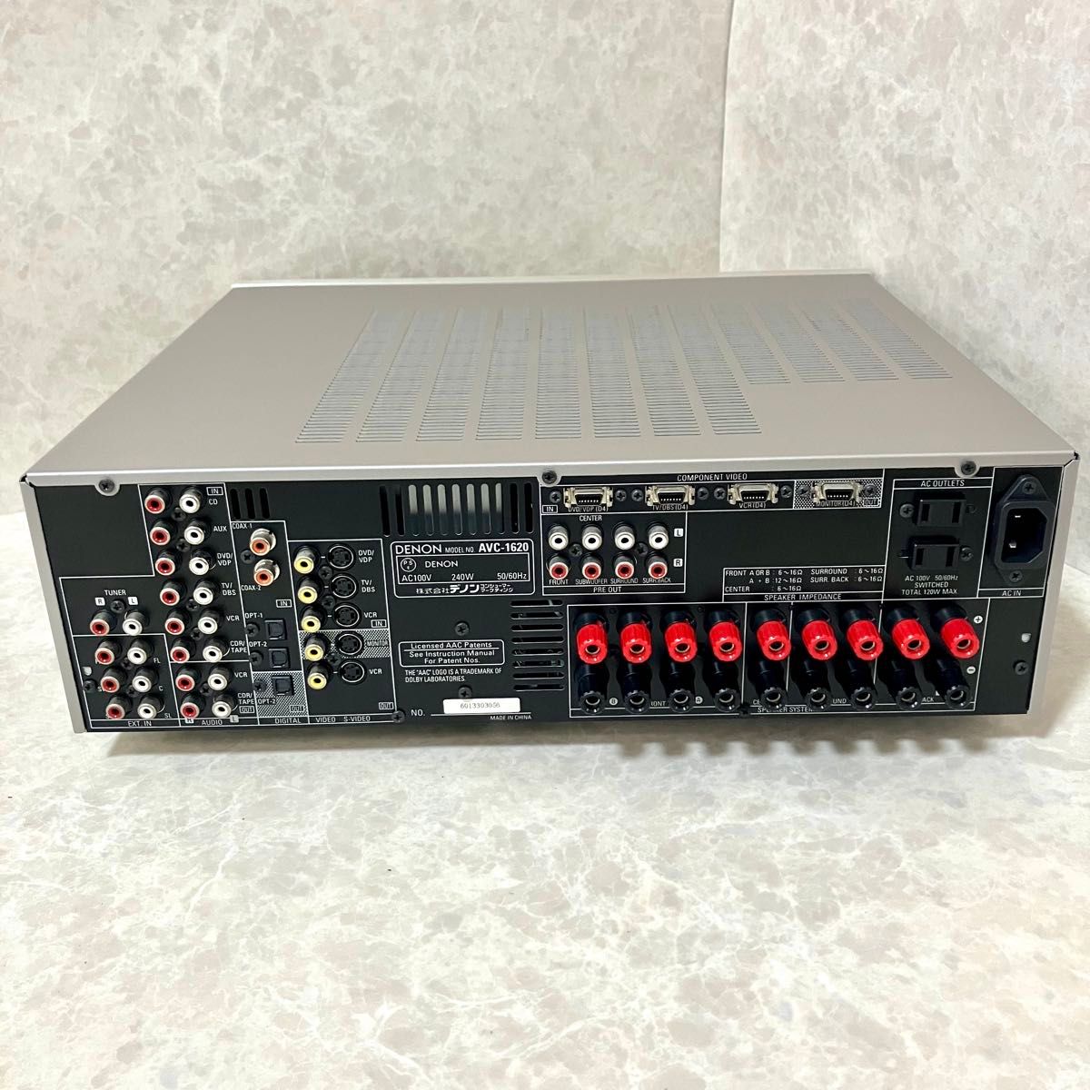 DENON デノン AVC-1620 AVサラウンドアンプ 美品 AVアンプ｜Yahoo