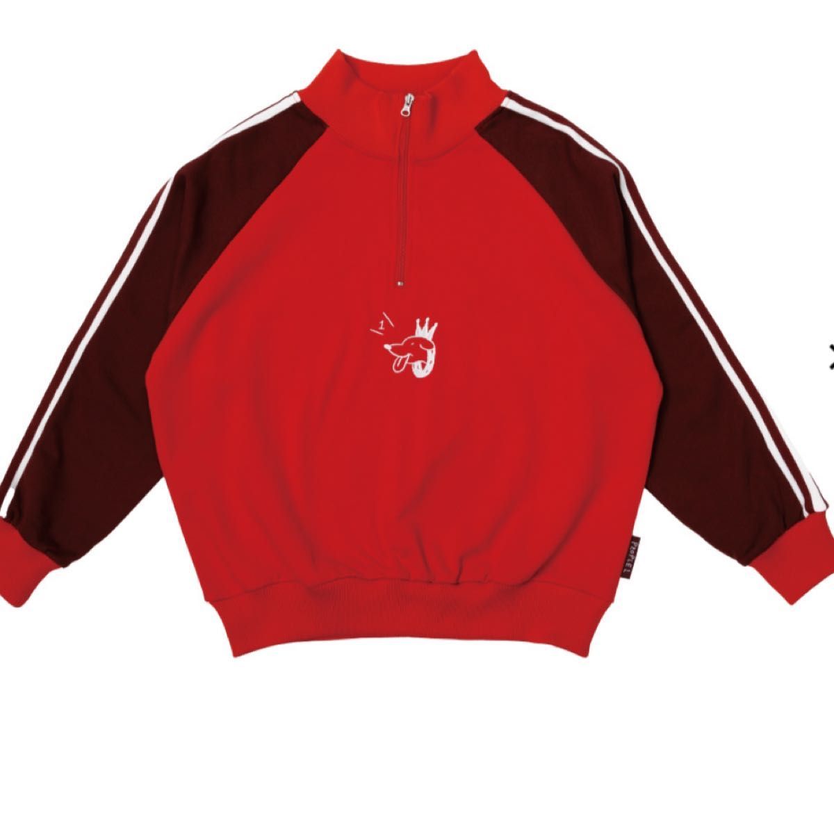 PEOPLE1 SWEAT TOPS / RED ハーフジップ スウェット｜Yahoo!フリマ（旧
