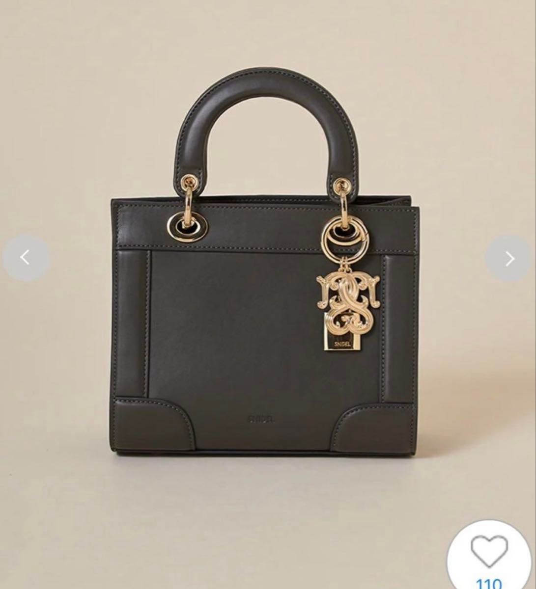 最終値下げ SNIDEL スナイデル パフハンドルバッグ DGRY 完売品｜Yahoo