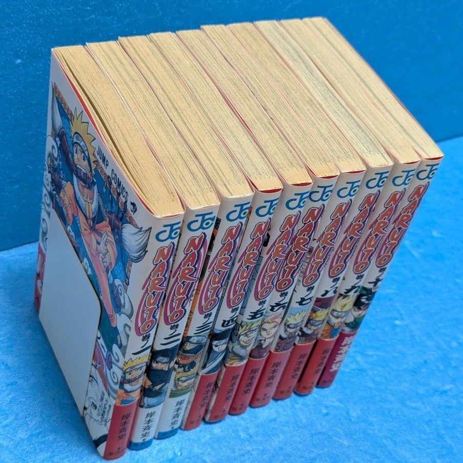希少・初版】NARUTO ナルト 1巻〜10巻 帯付き コミックニュース付き
