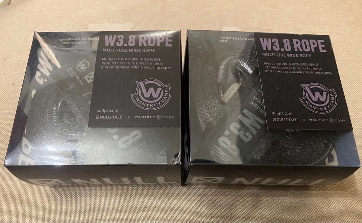 2本セット NULLPIXEL W3 8 ROPE WANTKEY exclusive ウォンキーキャンプ