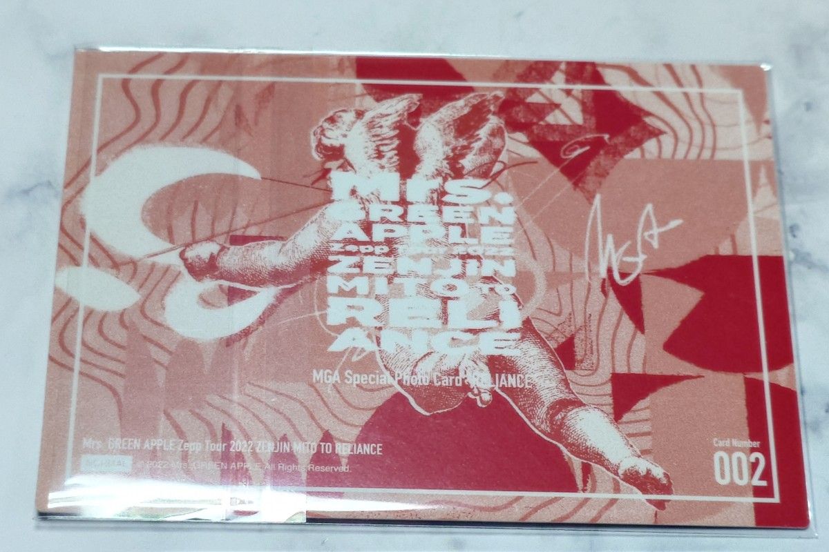 Mrs. GREEN APPLE 大森元貴 フォトカ019 ゼンジンリライアンス Mrs