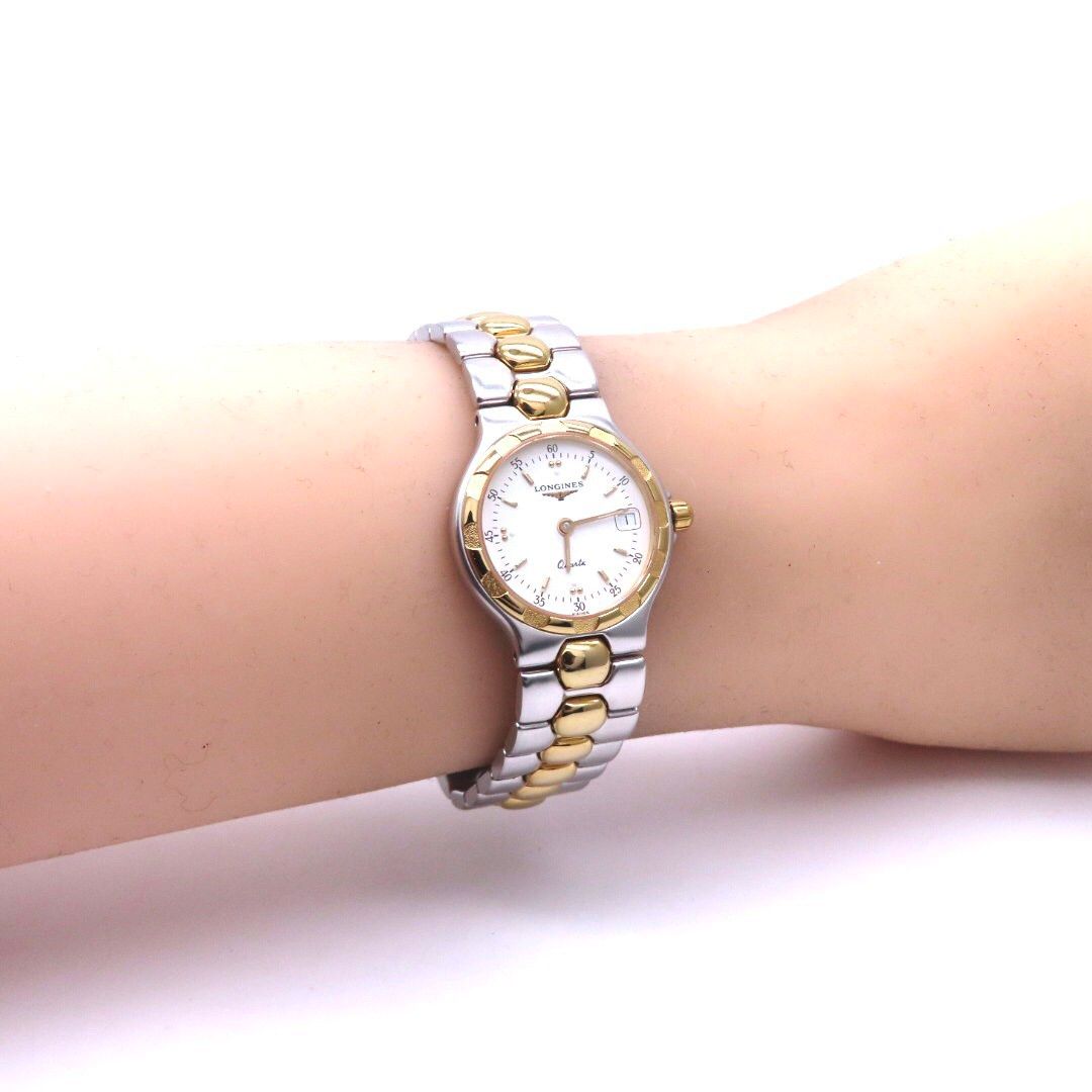 コンクエスト】LONGINES 'ロンジン 時計' GPコンビモデル レディース