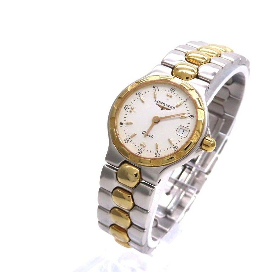 コンクエスト】LONGINES 'ロンジン 時計' GPコンビモデル レディース