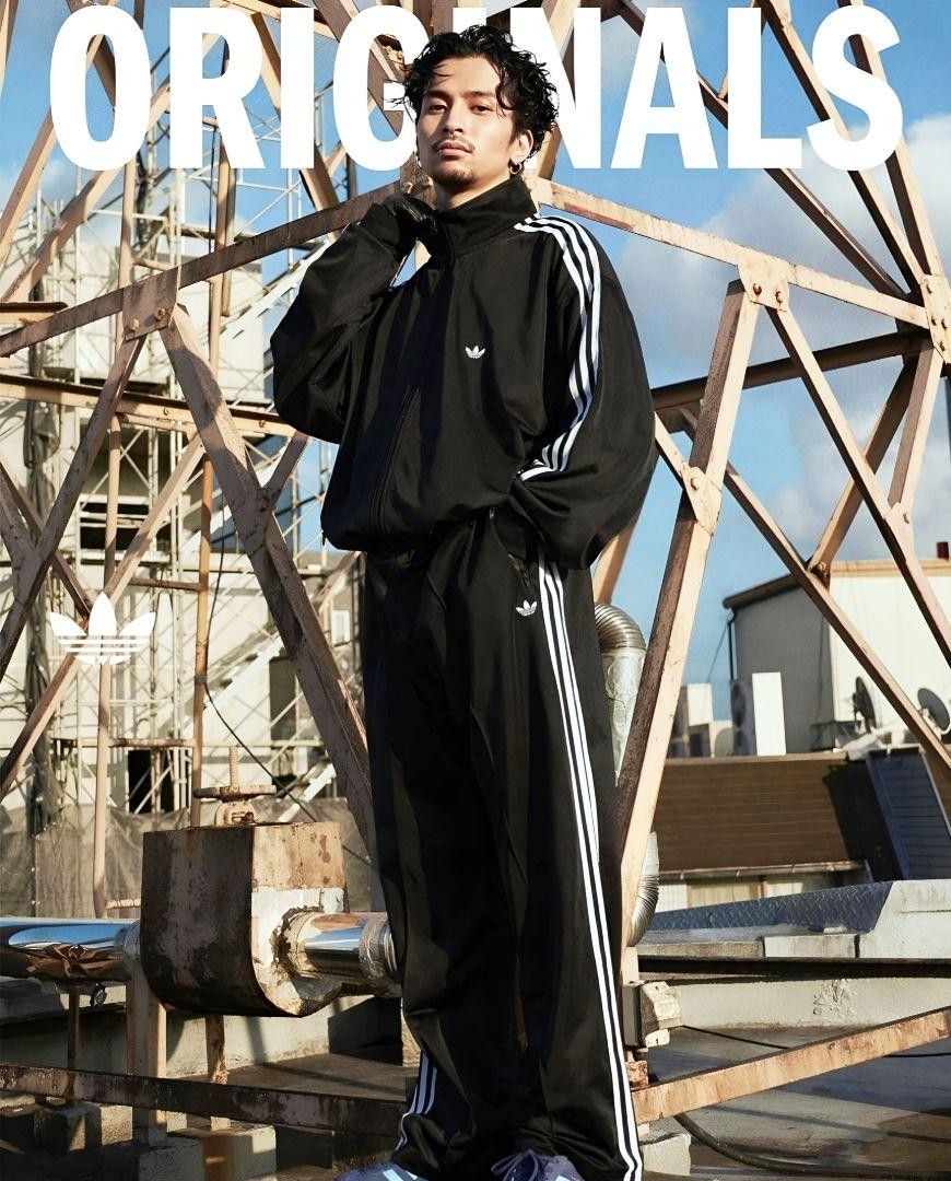 adidas 黒 XL ベッケンバウアートラックジャケット ジャージ 常田大希