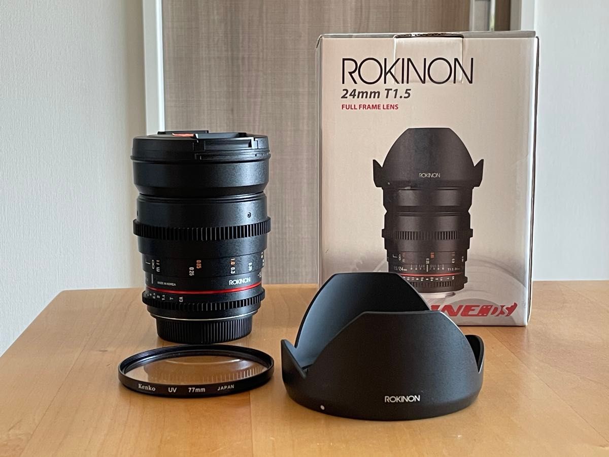 ROKINON 24mm T1 5 ED AS IF UMC-Ⅱフルサイズシネマレンズ 超美品 EF