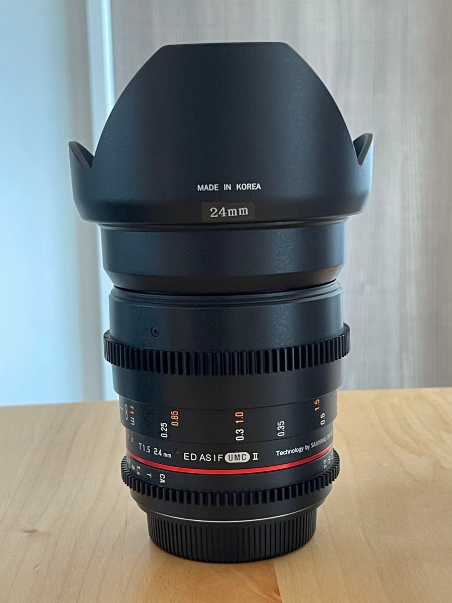 ROKINON 24mm T1 5 ED AS IF UMC-Ⅱフルサイズシネマレンズ 超美品 EF