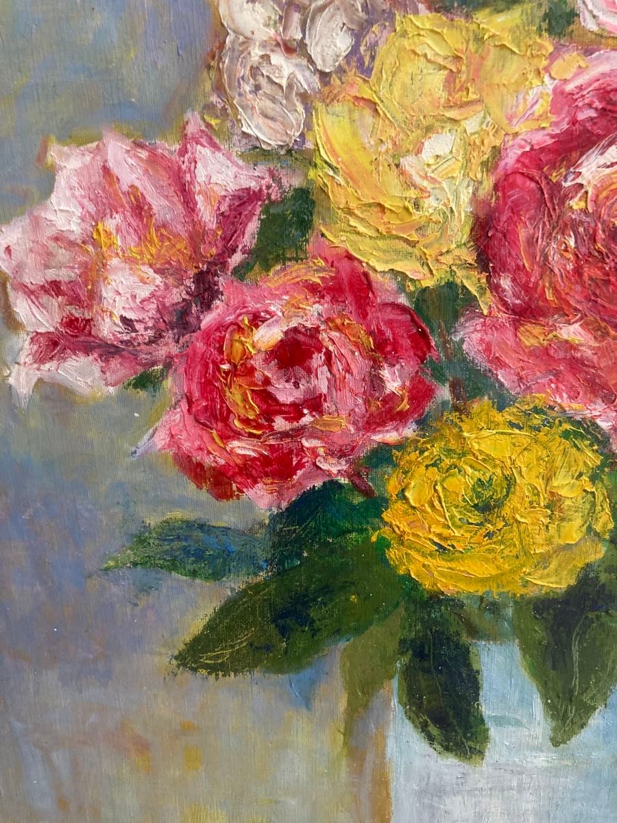 油絵 薔薇 F10 額装無し｜Yahoo!フリマ（旧PayPayフリマ）