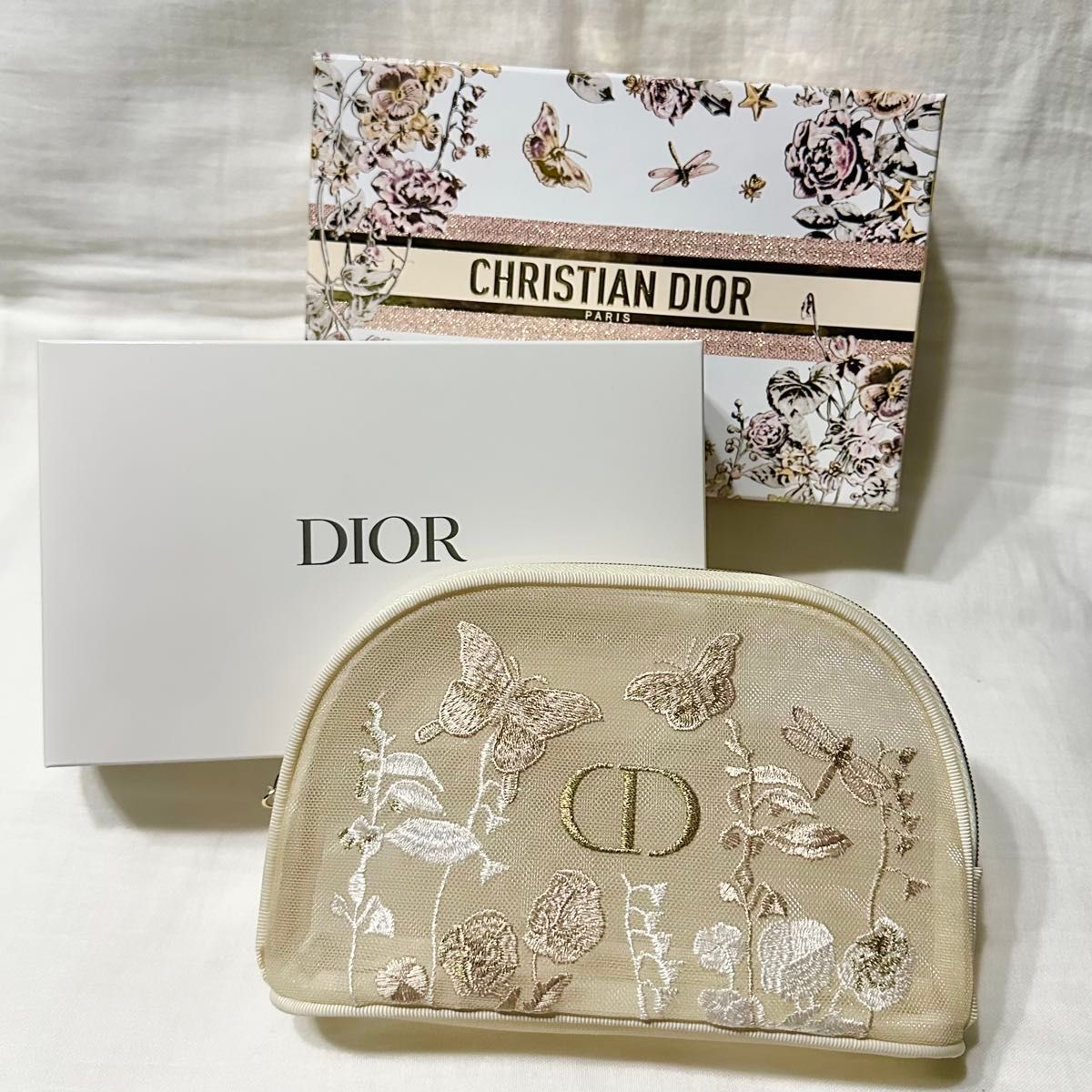 Christian Dior ディオール ノベルティ 母の日 ポーチ メッシュ ギフト