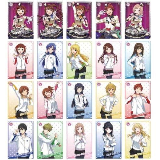 アイドルマスター TOURS カード付きスナック カード全20種