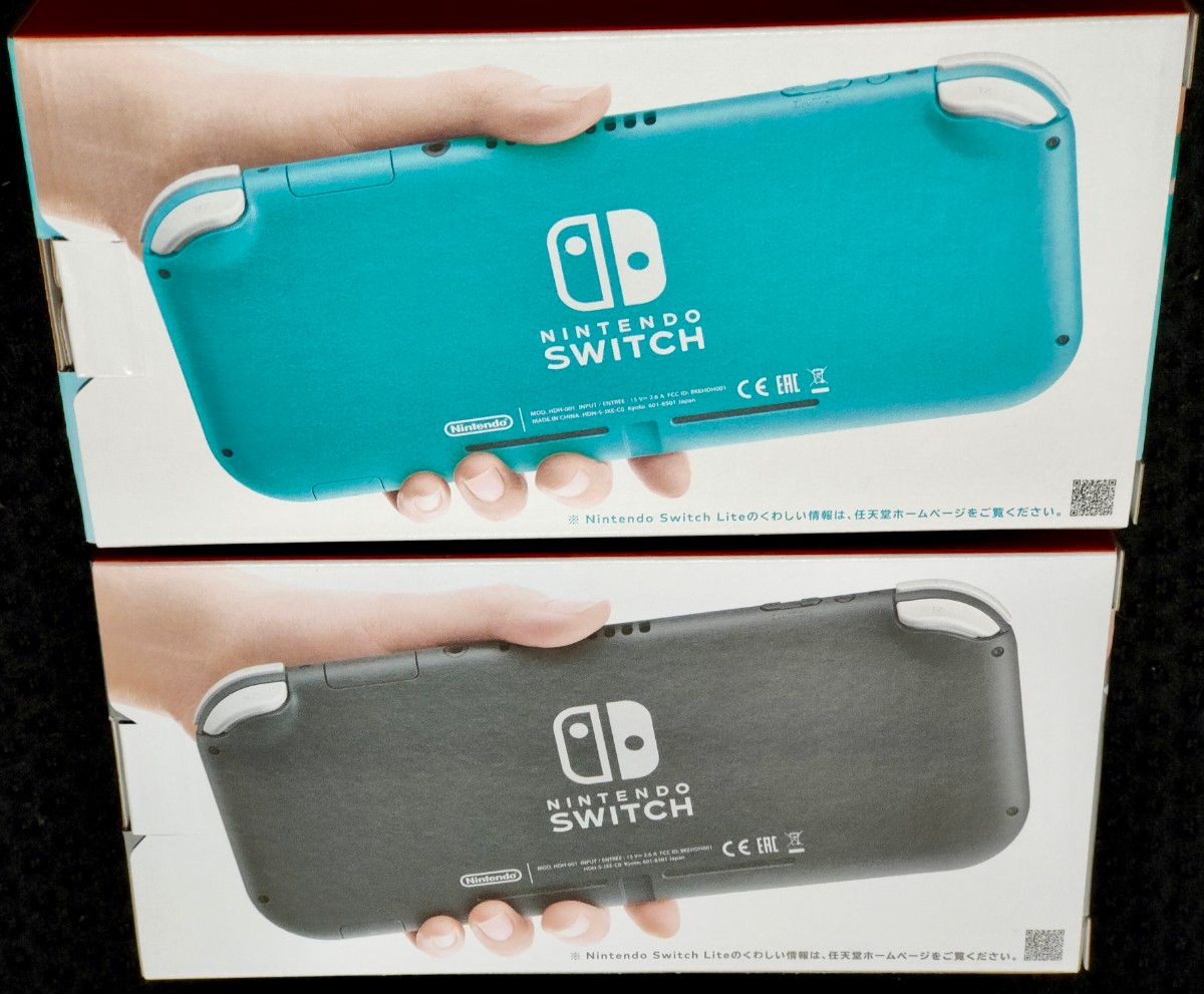 新品未開封 任天堂スイッチライト 2台セット グレー ターコイズ 保証
