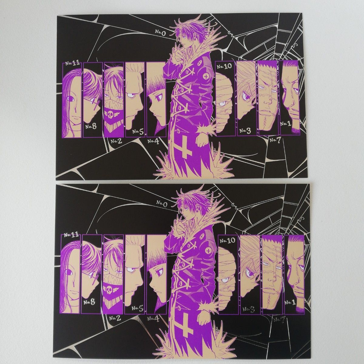 ハンターハンター ポストカード イラスト カード 原画 原作 ポスカ