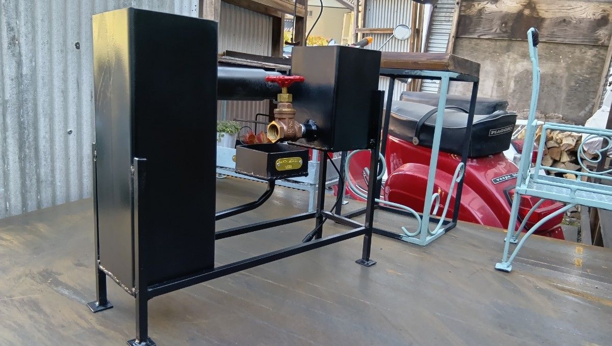 先着20個〜順次製作販売します 廃油ストーブ【ミニファクトリー】0572