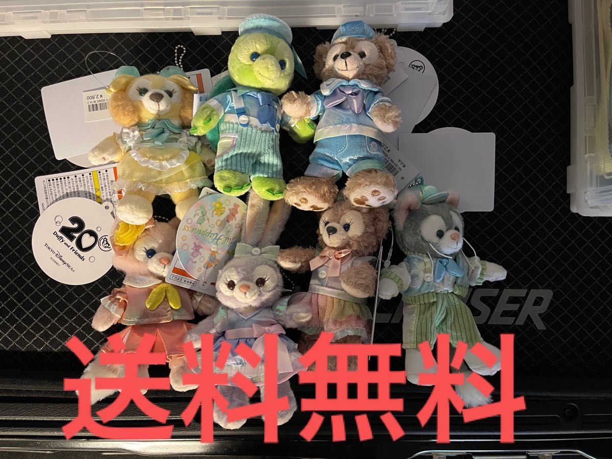 ダッフィー&フレンズ ディズニーシー限定 20周年ぬいぐるみバッジ7人