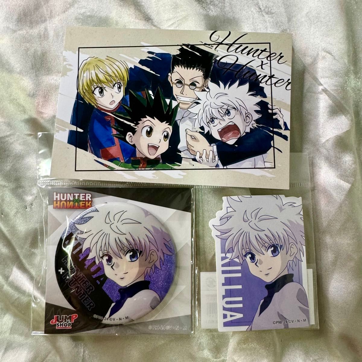 HUNTER×HUNTER ハンターハンター ジャンプショップ グリッター缶バッジ