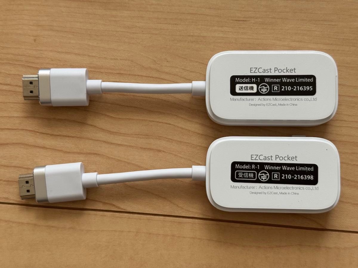 使用僅か プリンストン EZ Cast Pocket (ワイヤレスHDMI to HDMI