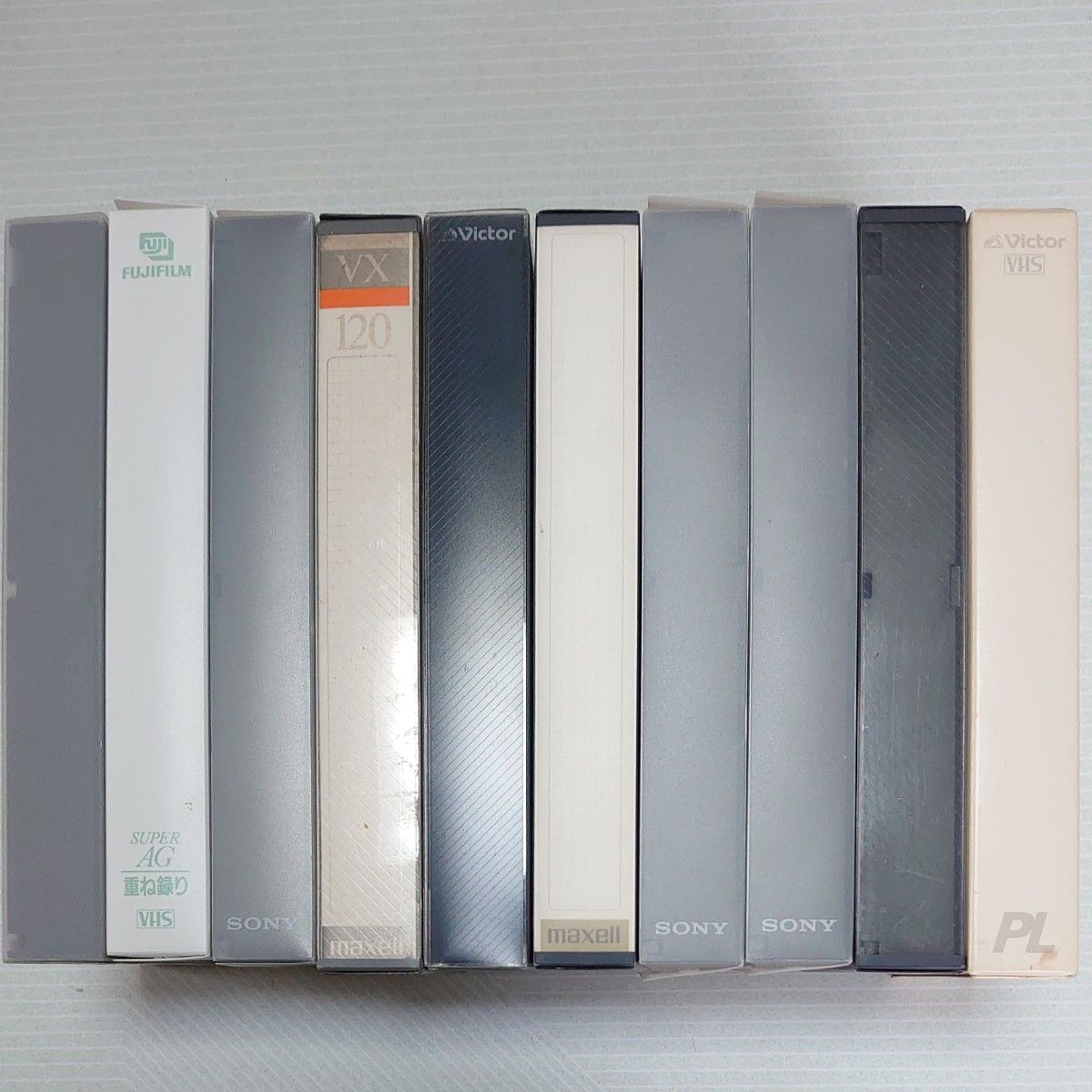 VHSビデオテープ10本セット 録画済上書き用 昭和レトロ｜Yahoo!フリマ