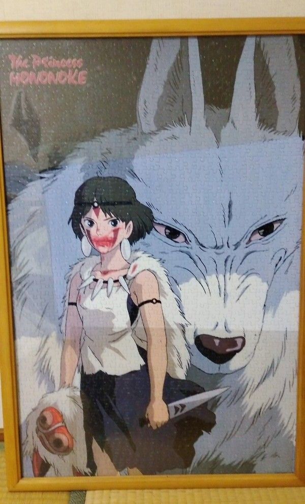 もののけ姫】パズル 生命の試練 完成品 もののけ姫】パズル 生命の試練