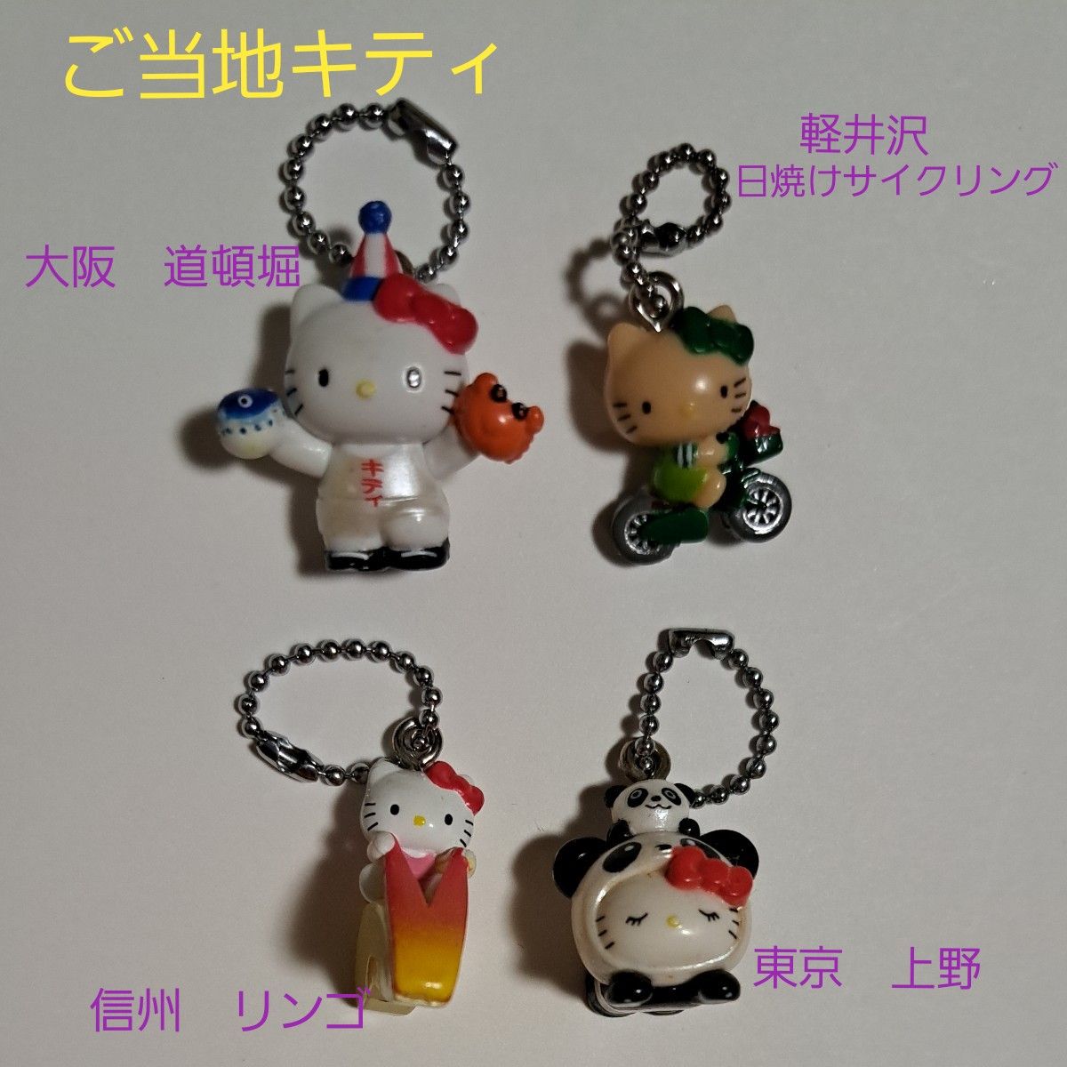 ご当地キティ キーホルダー ボールチェーン ハローキティ｜Yahoo