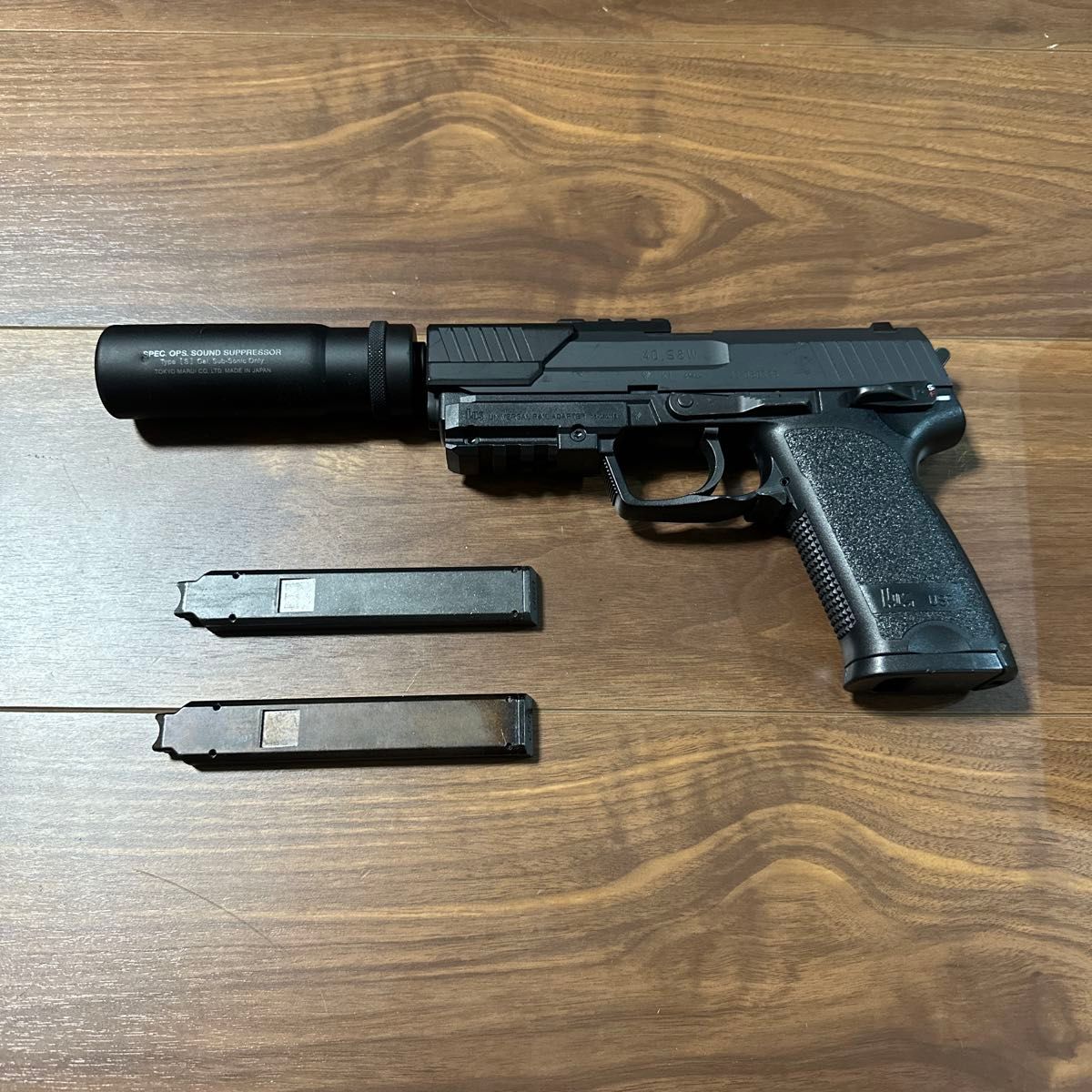 追記 東京マルイ 電動ガン H&K USP 外観カスタム品 純正サプレッサー