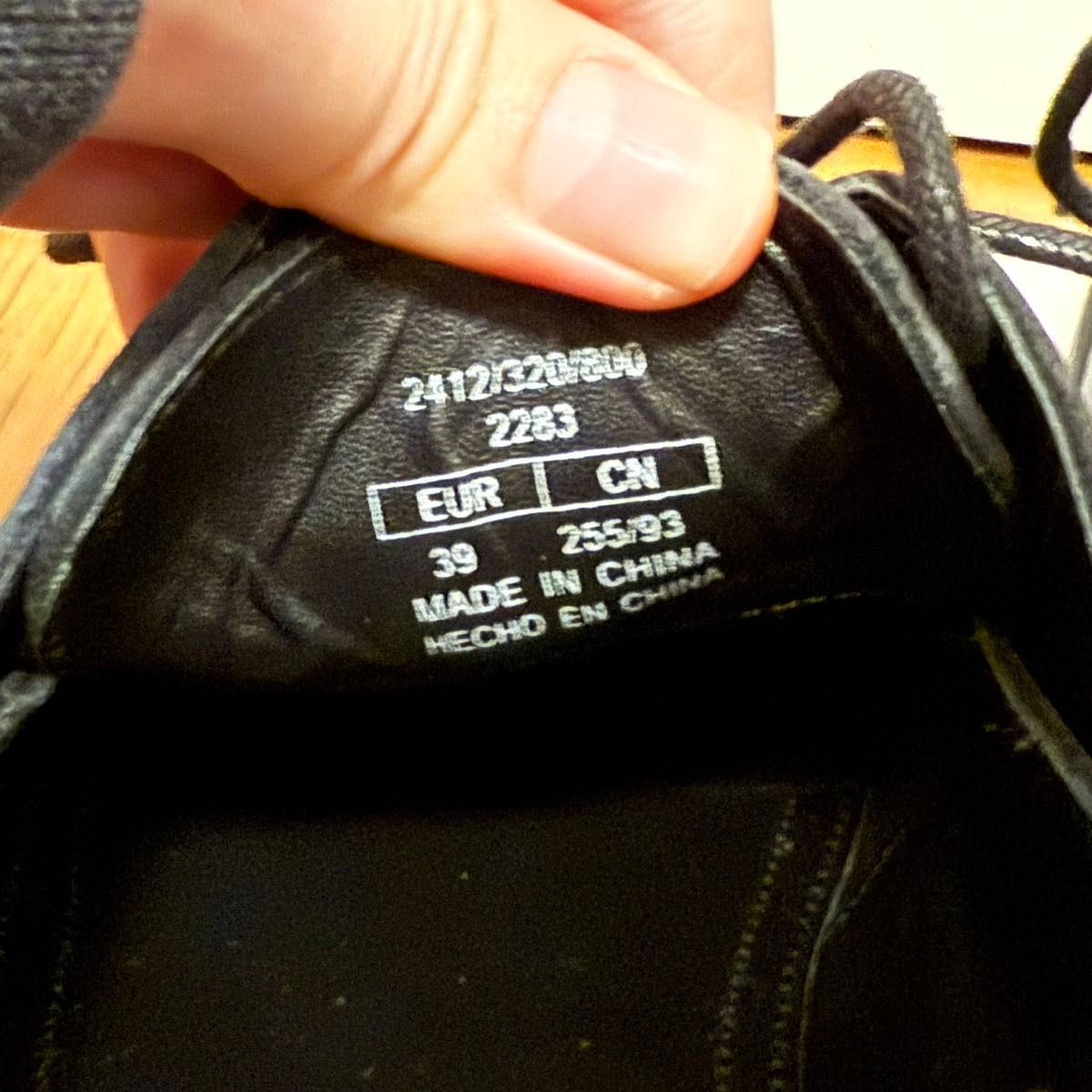 zara vibram デッキシューズ レザー ブラック｜Yahoo!フリマ（旧PayPay