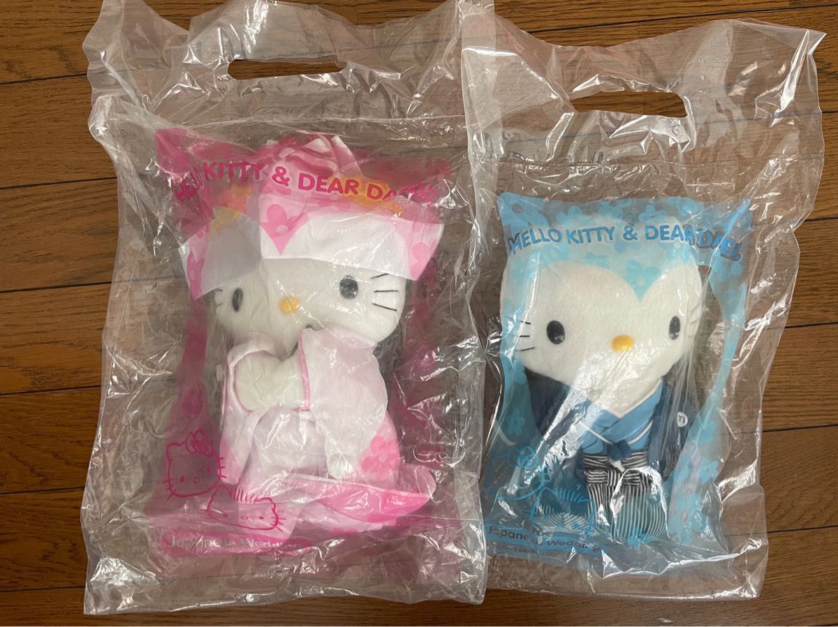 希少 ハローキティ ダニエル ウェディング ペア ストラップ 2001年 激