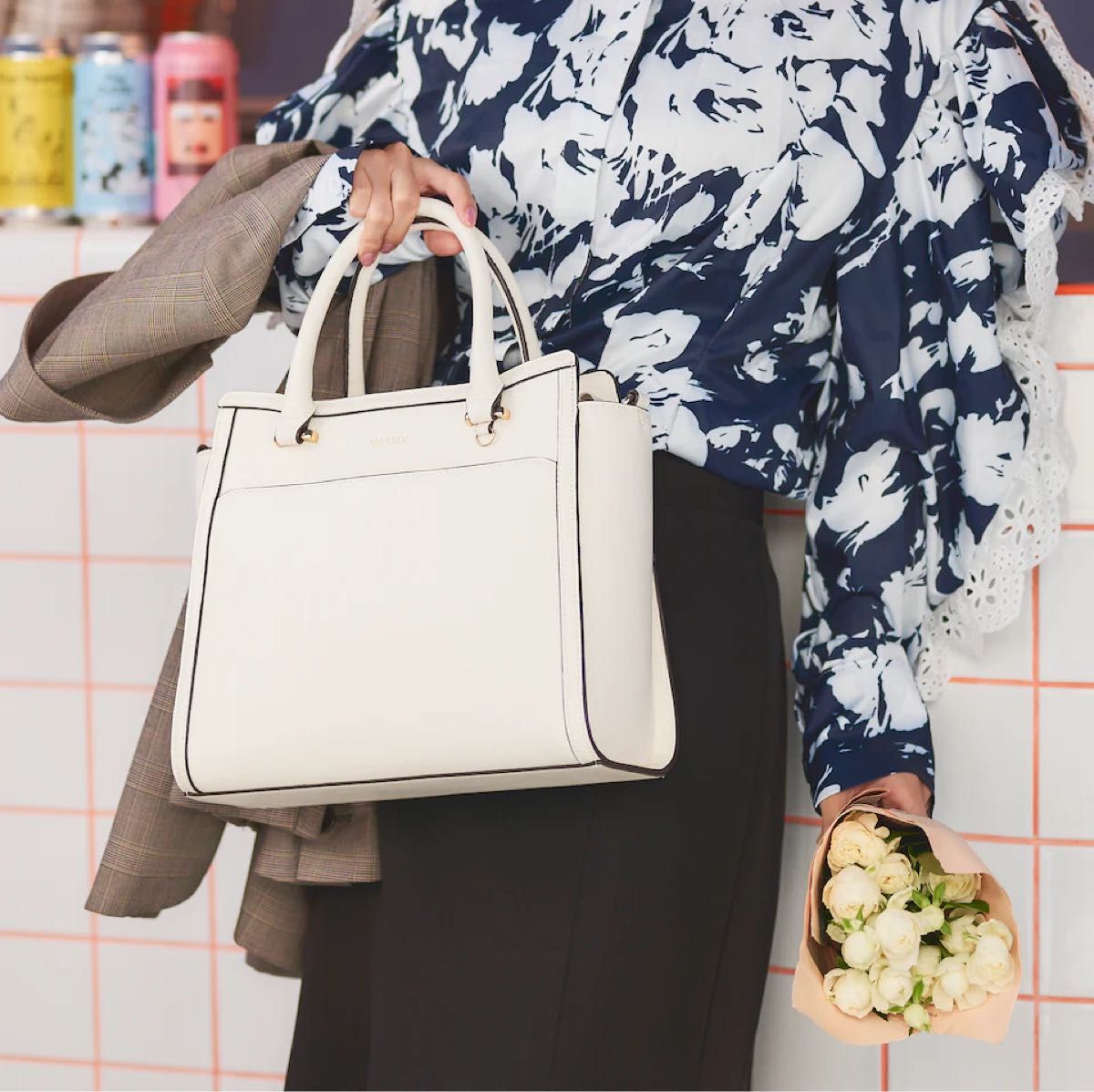 MARSLY マーズリー フラップバッグ（off white） 痛バ 痛バッグ｜Yahoo