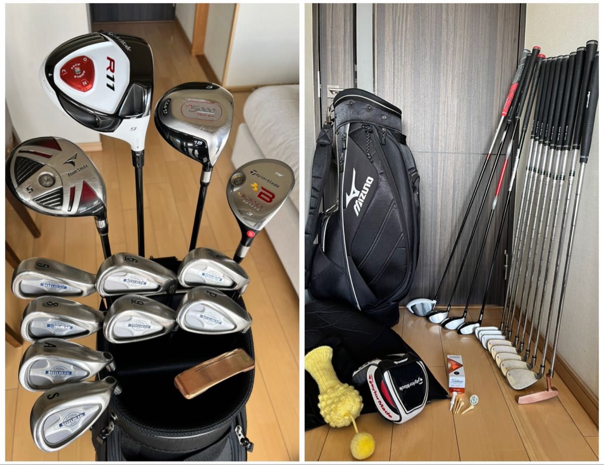 V390 テーラーメイド バートン メンズ ゴルフクラブ セット 13点 豪華