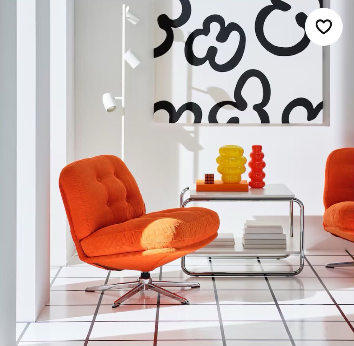 新品未開封》】イケア IKEA ディヴリンゲ 回転パーソナルチェア ソファ