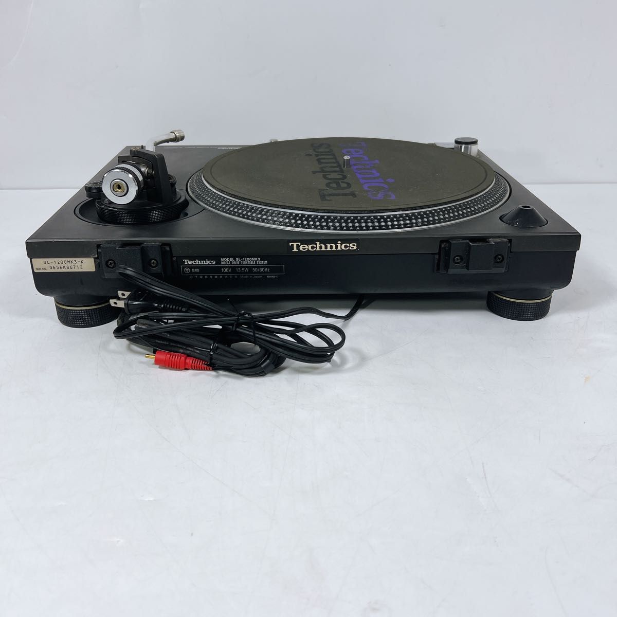 Technics テクニクス SL-1200MK3 DJ ターンテーブル レコード