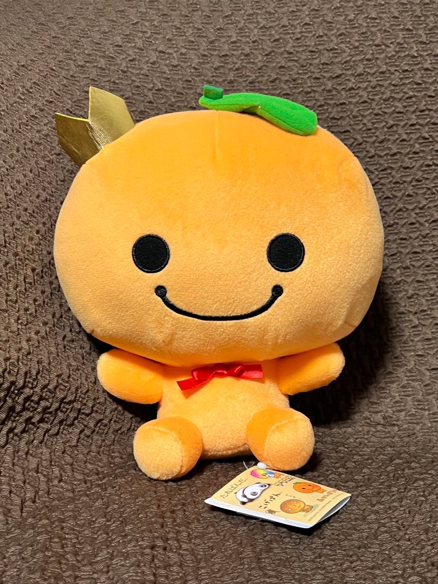 San-X オールスターズ レジェンド きらきら王冠ぬいぐるみBIG みかん