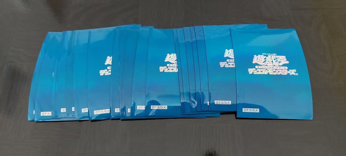 遊戯王 公式 スリーブ 初期ロゴ 恐竜の鼓動 未使用 遊戯王 初期ロゴ