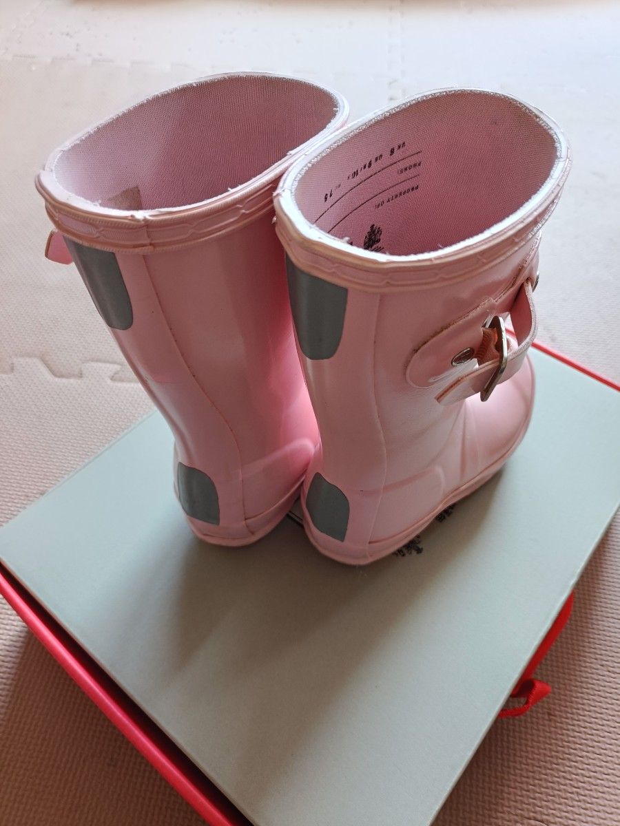 ハンター レインブーツ 長靴 キッズ ピンク original kids gloss candy