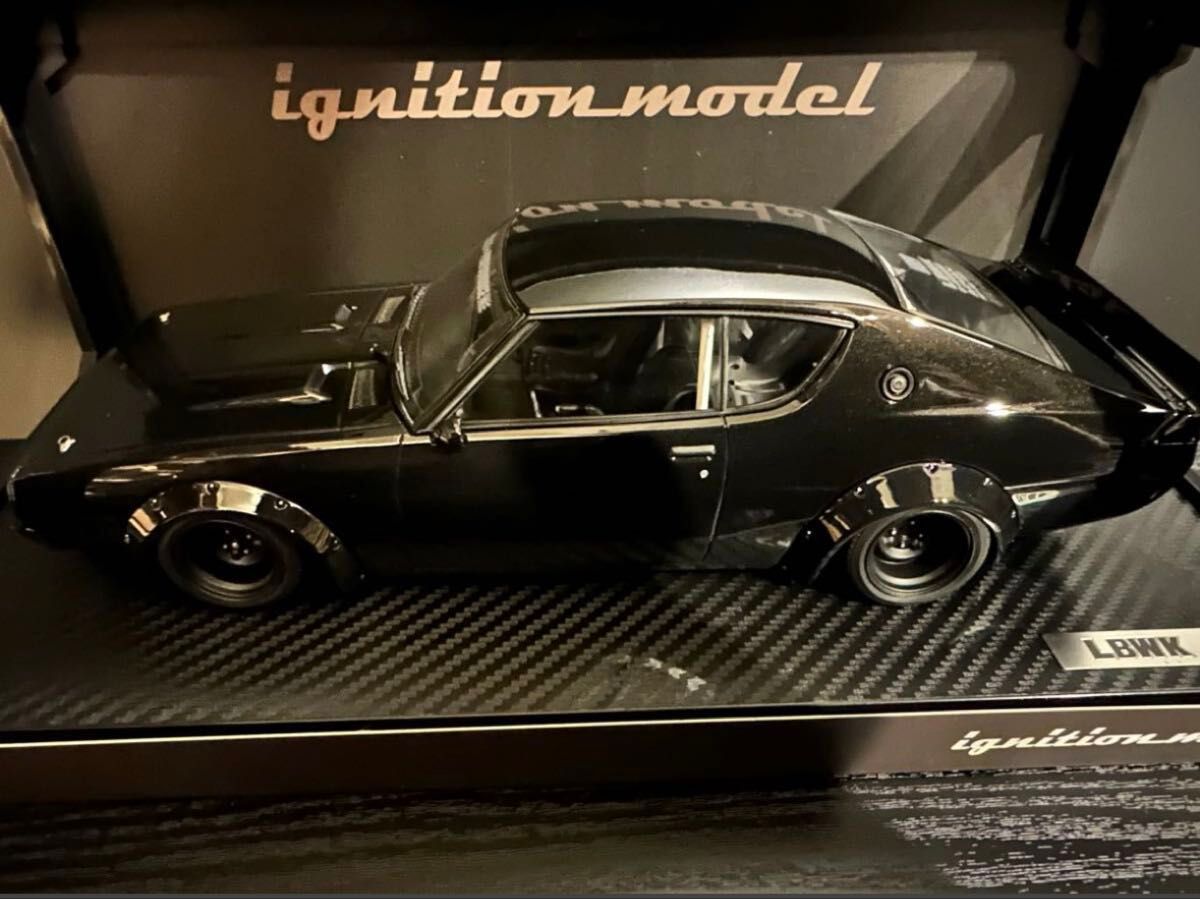 入手困難新品イグニッションモデル1/18 LB-WORKS ケンメリ2Dr 黒