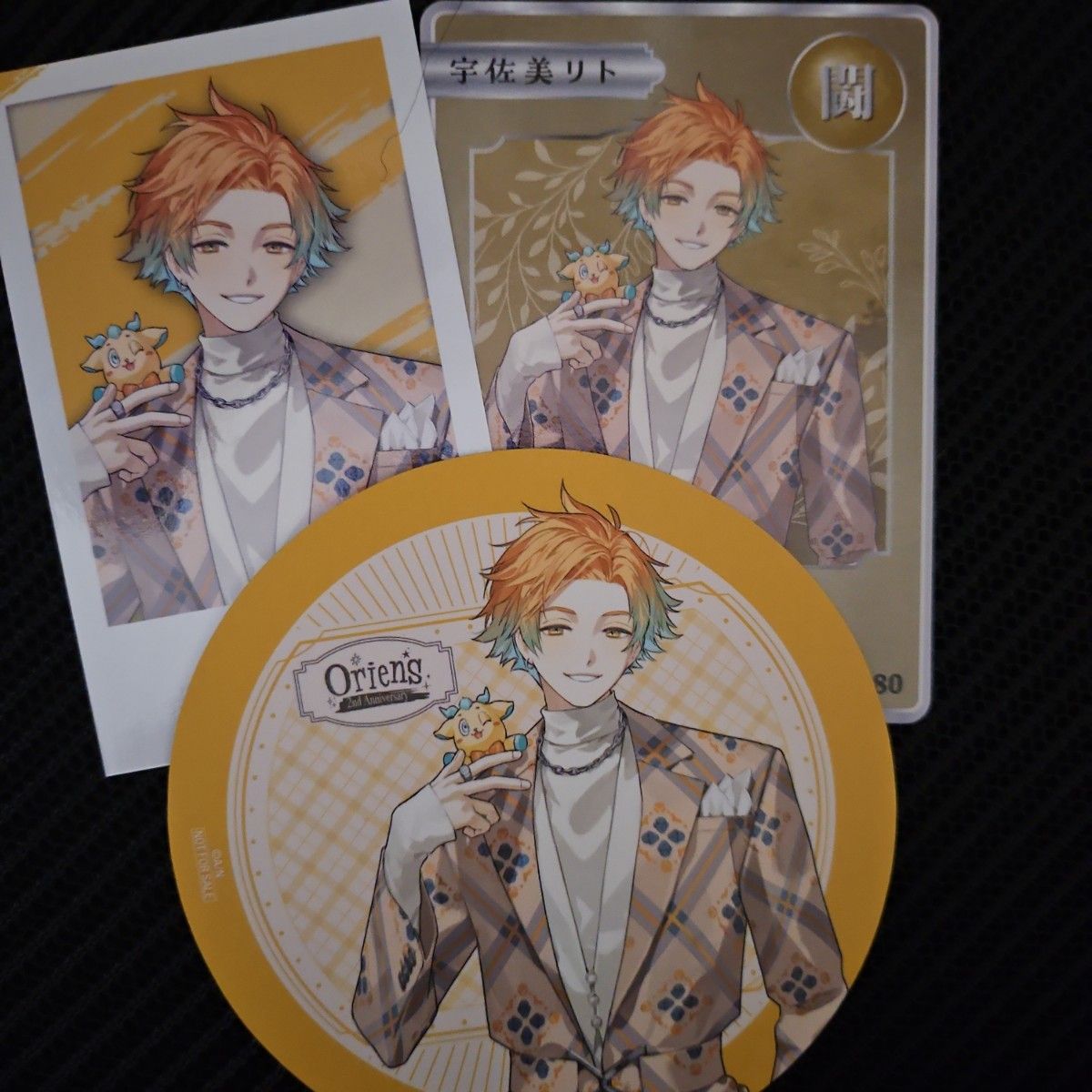 にじさんじ Oriens 2周年 チェキ カード 宇佐美リト 特典 コースター