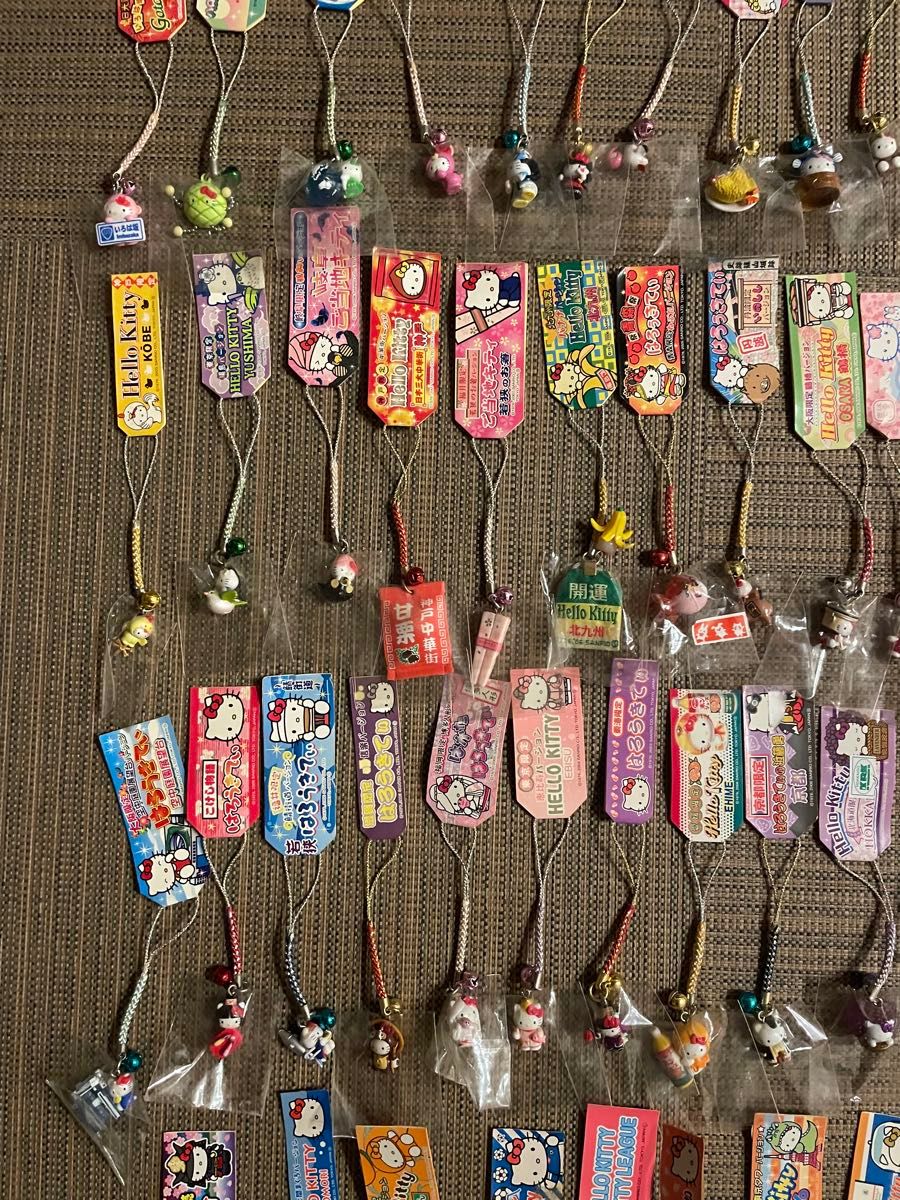 ご当地キティ ストラップ 根付け 多数 まとめ レア 希少品 レトロ