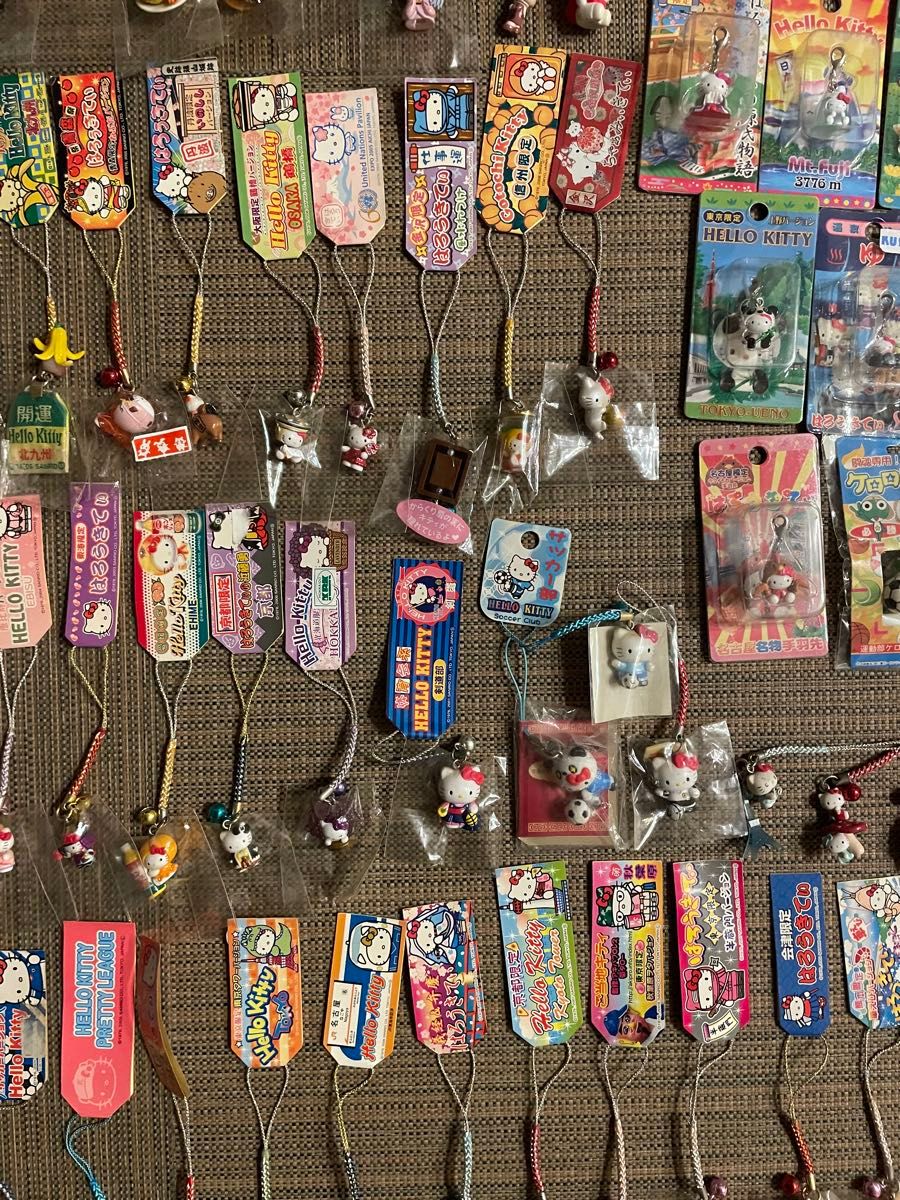 ご当地キティ ストラップ 根付け 多数 まとめ レア 希少品 レトロ
