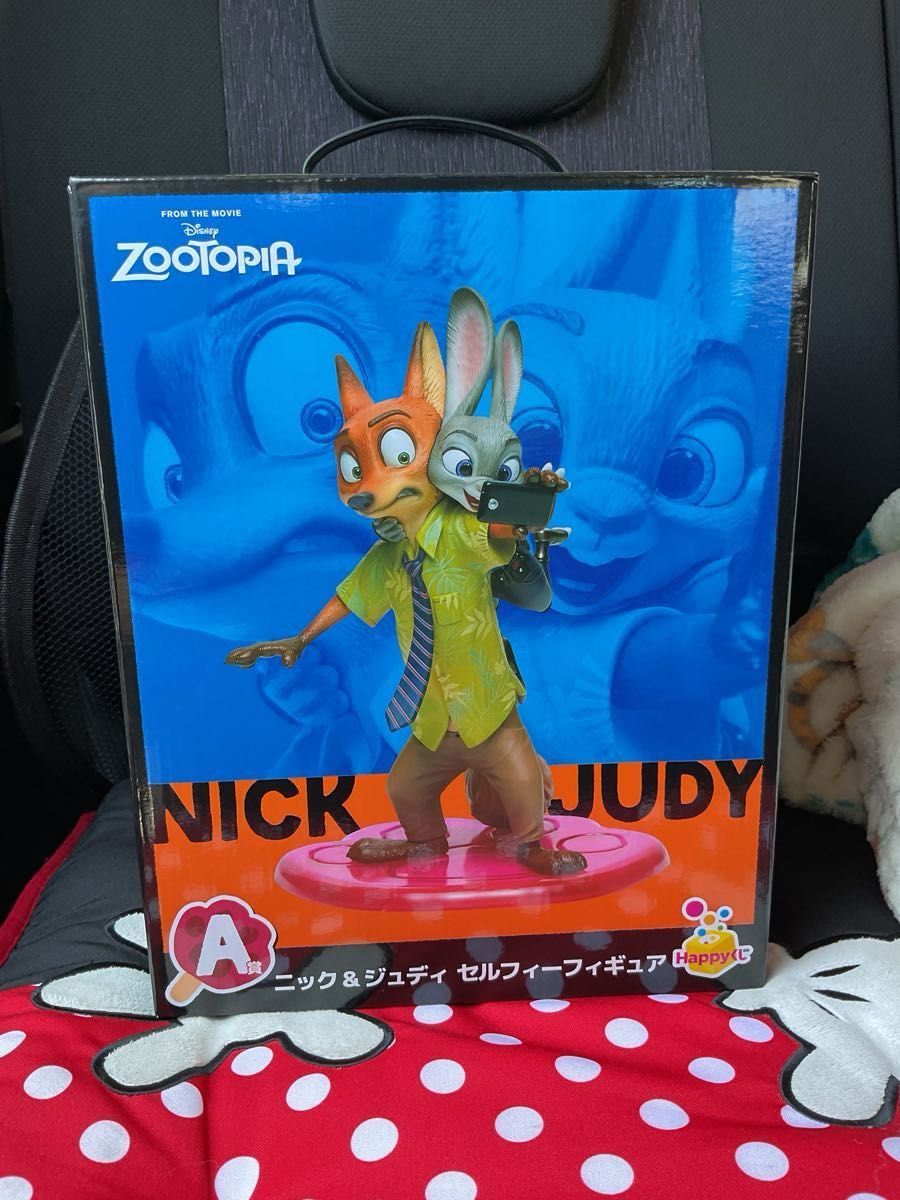 Happyくじ『ズートピア』 A賞 ニック＆ジュディ セルフィーフィギュア