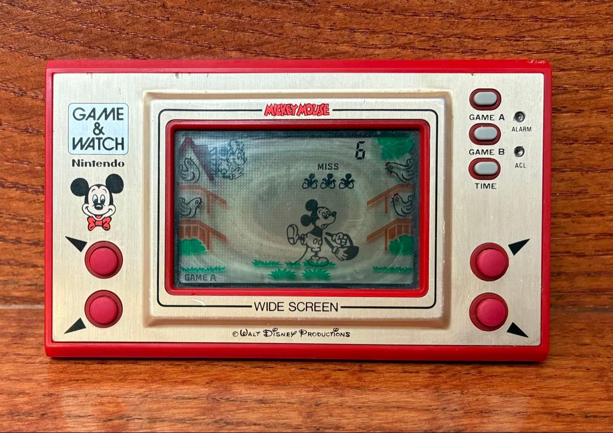 ニンテンドー ゲームウォッチ ミッキーマウス ワイドスクリーン 動作