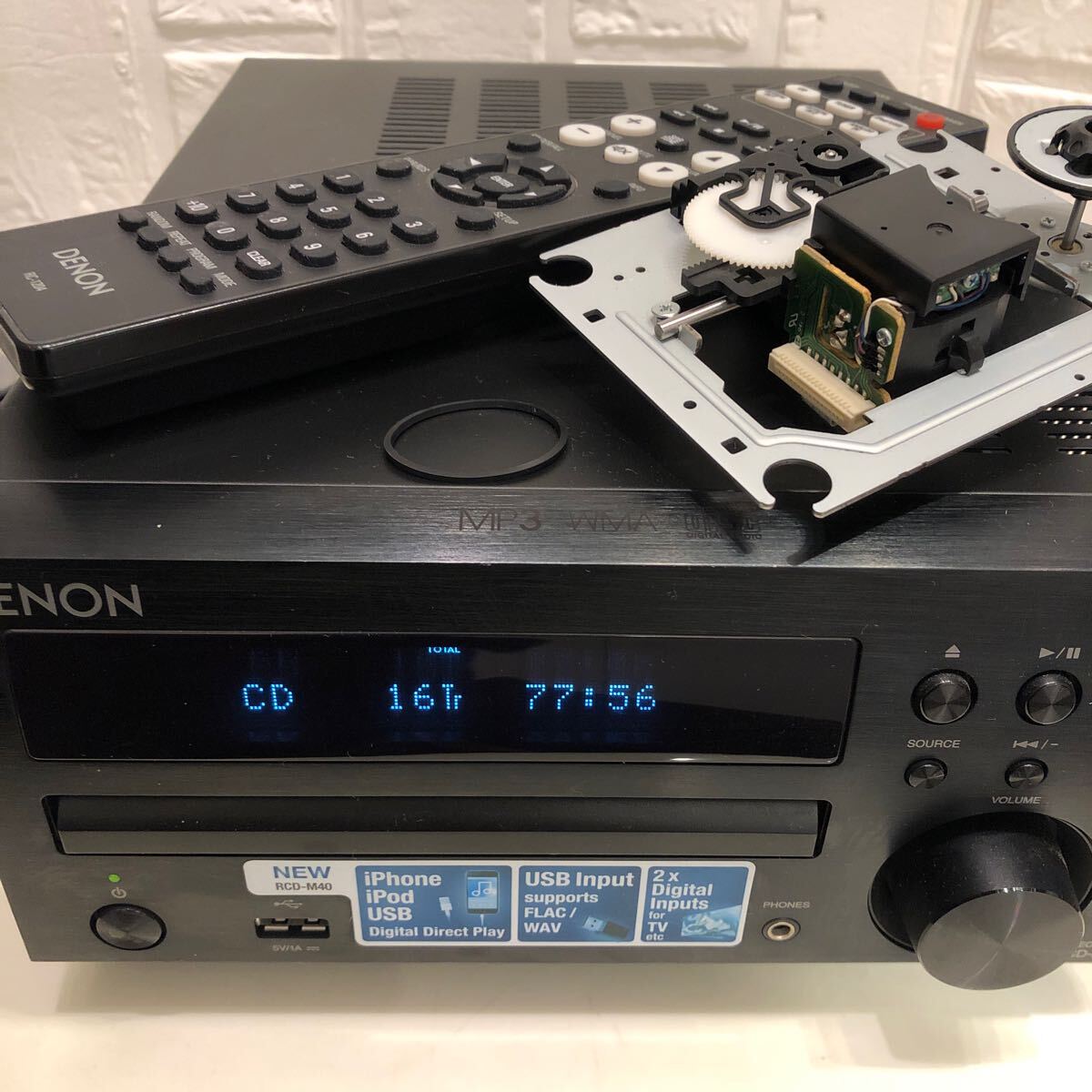 Yahoo!オークション - DENON CDレシーバー RCD-M40 ピックアップレンズ