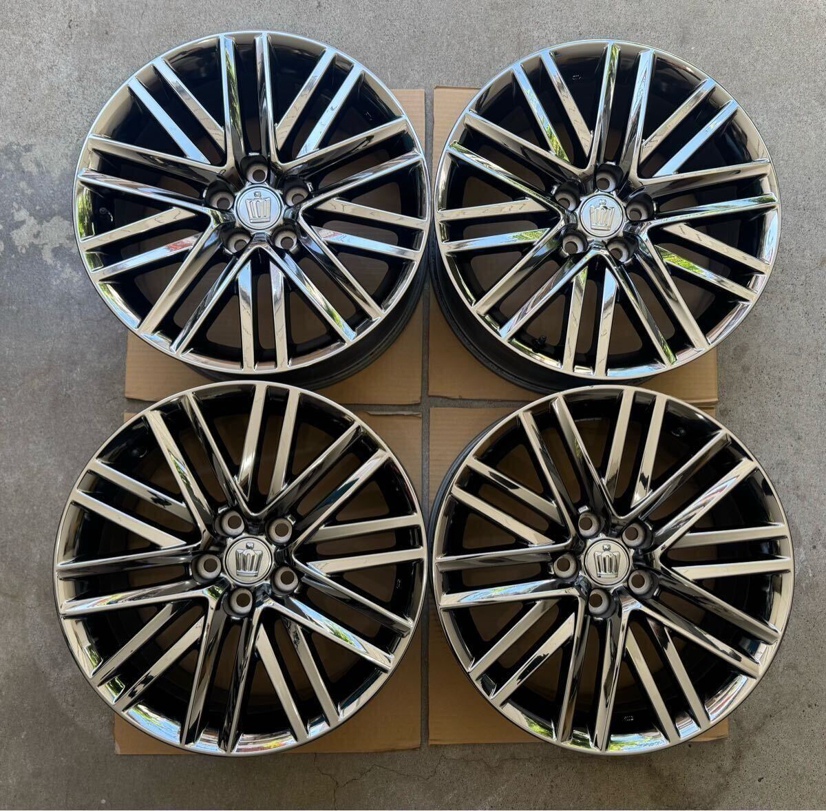 210系クラウン アスリート 純正ホイール スパッタリング 21クラウン