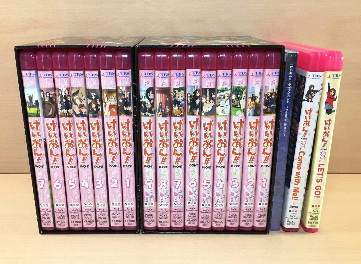 Blu-ray けいおん 第1期 + 第2期 + 劇場版 + ライブ セット 収納BOX