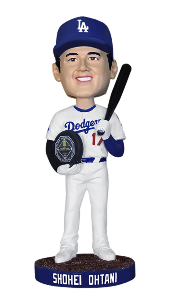 Yahoo!オークション - 大谷翔平MVPボブルヘッド2025年4月2日球場配布ロ
